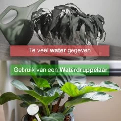 Waterdruppelaar Set Van 6 Stuks - Waterdruppelaar Voor Planten - Watergeefsysteem - Waterbol Irrigatiesysteem - Automatisch Druppelsysteem Voor Kamerplanten & Tuin - Watergever - Doorzichtig - 15cm -Gardena Winkel 1200x1200 1207