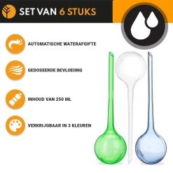 Waterdruppelaar Blauw Set Van 6 Stuks Voor Planten – 27 CM – Automatisch Watergeefsysteem Voor Kamerplanten – Planten Watergever Met Druppelsysteem – Waterbol -Gardena Winkel 1200x1200 1216