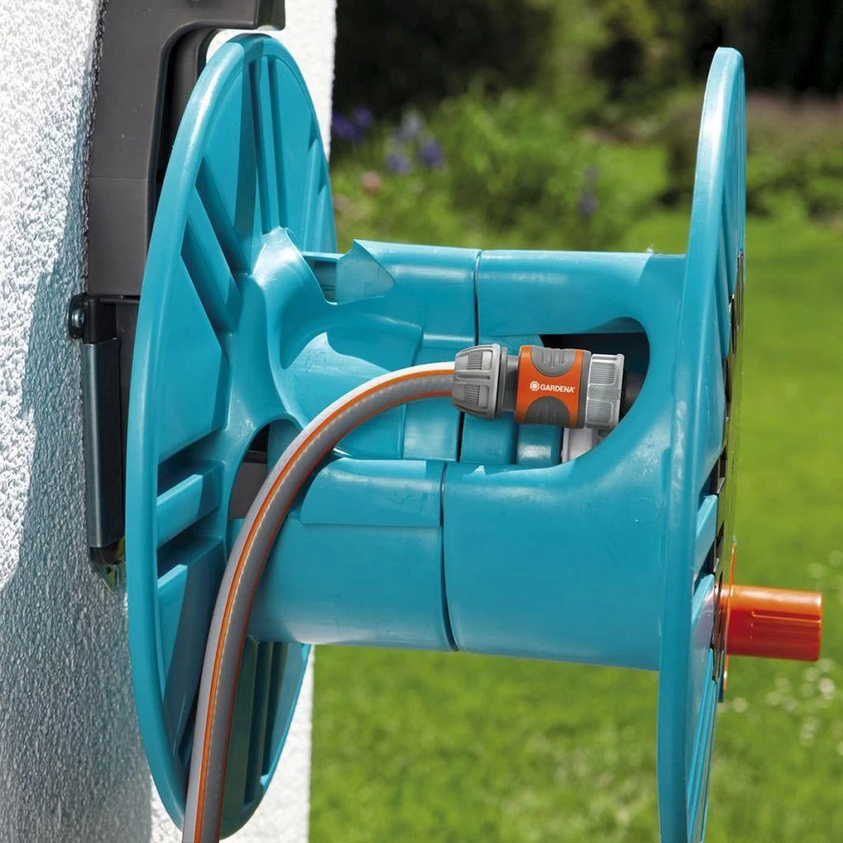 GARDENA - Wandslanghouder 60 Met Slanggeleider - Slanghouder - Maximale Capaciteit 60 Meter 8 GARDENA - Wandslanghouder 60 Met Slanggeleider - Slanghouder - Maximale Capaciteit 60 Meter - Afbeelding 8