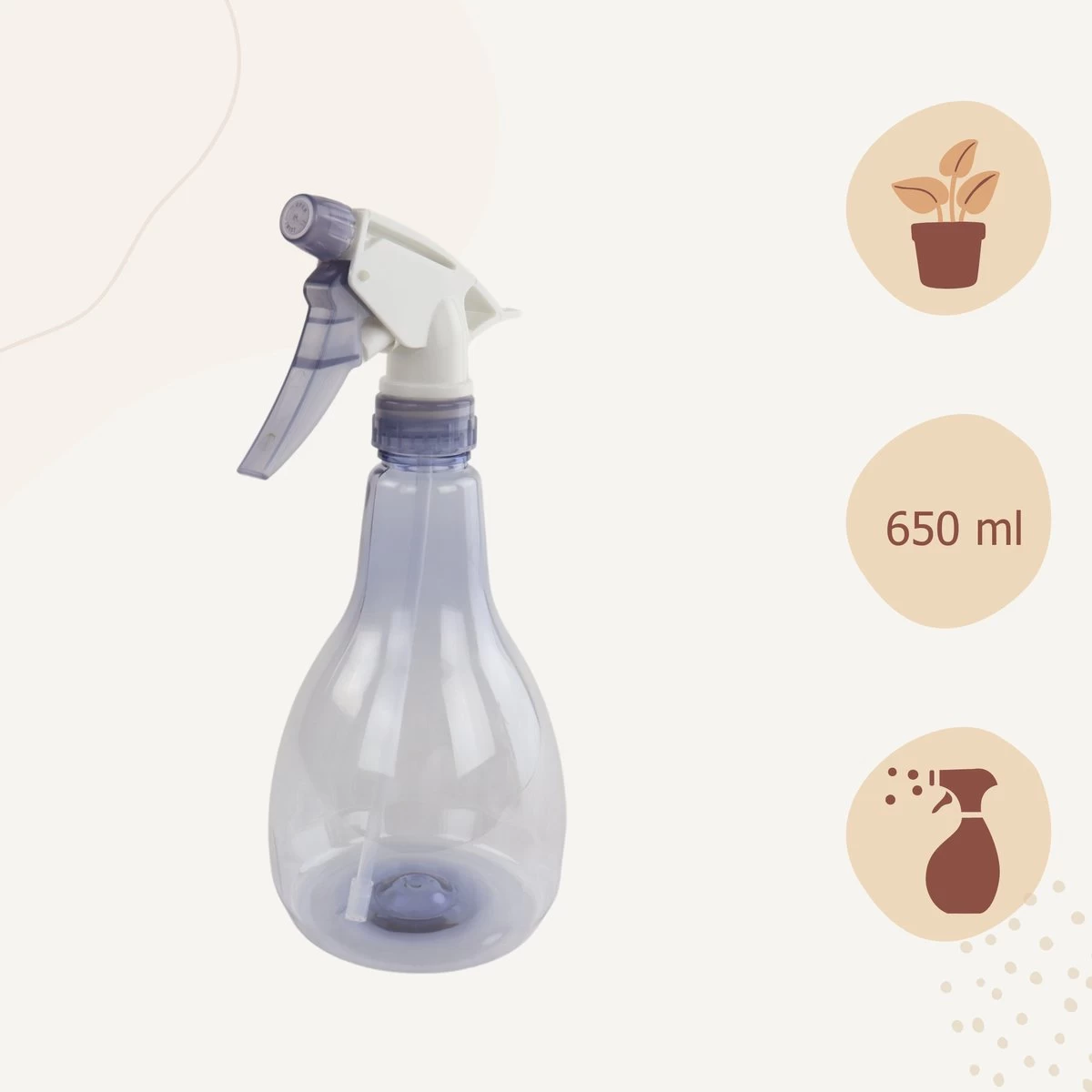 Orange85 Plantenspuit - Plantensproeier - Waterverstuiver - 650 Ml - Blauw - Kunststof - Binnen - Sprayflacon 3 Orange85 Plantenspuit - Plantensproeier - Waterverstuiver - 650 Ml - Blauw - Kunststof - Binnen - Sprayflacon - Afbeelding 3