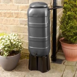 Harcostar Rainsaver Regenton 100 Liter | Plastic Regenwaterton Antraciet -Gardena Winkel 1200x1200 1340