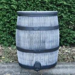 Regentonset Roto 120 Liter + Voet - Grijs -Gardena Winkel 1200x1200 1353