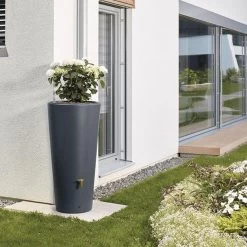 Garantia 2in1 Regenton - VASO - 220 Liter - Antraciet -Gardena Winkel 1200x1200 1366