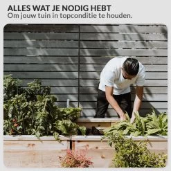 Tuinierset 10 Delig Met Complete Gereedschapskoffer Set Inclusief Tuinschaar, Handschep, Handhark, Plantenspuit, Haakvormige Voegenkrabber, Bloemenschepje, Bloemenschaar, Grasschaar En Heggenschaar -Gardena Winkel 1200x1200 140