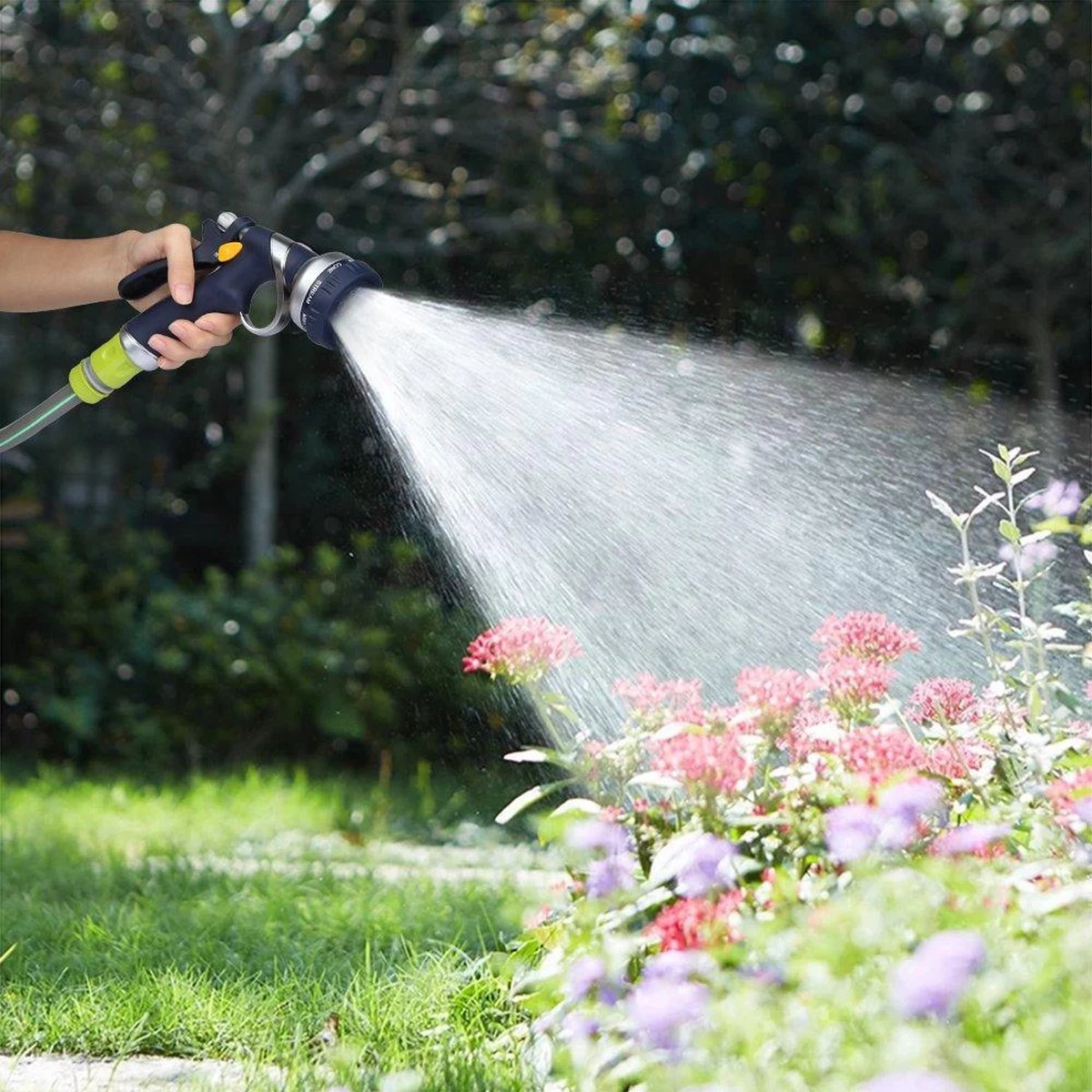 Voxon Sproeikop | Broespistool | Spuitpistool Voor Tuinslang | Metalen Constrcutie Met Soft-grip Handvat 7 Voxon Sproeikop | Broespistool | Spuitpistool Voor Tuinslang | Metalen Constrcutie Met Soft-grip Handvat - Afbeelding 7