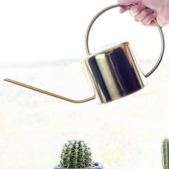 Kikkerland Vintage Gieter - Plantengieter Voor Binnen - Goud - 1,2L - Retro - Metaal -Gardena Winkel 1200x1200 1428