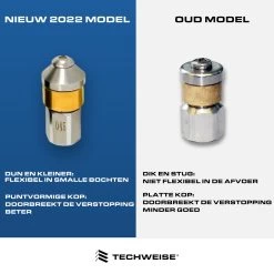 Techweise - Rioolslang Voor O.a. Kärcher - 15M - Met Roterende En Voorwaartse Kop -Gardena Winkel 1200x1200 149