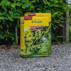 ECOstyle Hagen-AZ Organische Tuinmest - Voor Gezond Bodemleven - Remt Uitval Van Bladeren - 120 Dagen Voeding - Voor 50m Haag - 2,75 KG -Gardena Winkel 1200x1200 1610