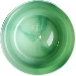 Elho The Ocean Collection Round 22cm - Bloempot Voor Binnen - 100% Gerecycled Materiaal - Gemaakt Met Zeeafval - Ø 22.3 X H 20.4 Cm - Pacifisch Groen -Gardena Winkel 1200x1200 1721