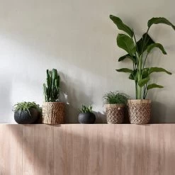 Riviera Maison Bloempot Voor Binnen Naturel - Rustic Rattan Diamond Weave Planter S -Gardena Winkel 1200x1200 1736