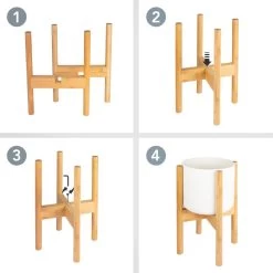 LifeGoods Planten Standaard - Uitschuifbare Bloempothouder - 20 Tot 30 Cm - Licht Bamboe 16 LifeGoods Planten Standaard - Uitschuifbare Bloempothouder - 20 Tot 30 Cm - Licht Bamboe -Gardena Winkel 1200x1200 1753