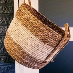 Merkloos Plantenmand 30x22cm Naturel Bruin – Multifunctionele Mand – Handgemaakt – Planten-houder – Planten Accessoires – Planten Mand -Gardena Winkel 1200x1200 1861