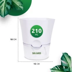 SKYARD® 3 Stuks Zelfwaterende Bloempot Maat M – Milieuvriendelijk Watergeefsysteem Kamerplanten – Zelfwatergevende Pot – Bloempot Met Waterreservoir – Selfwatering Pot – Wit -Gardena Winkel 1200x1200 1889