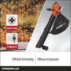 Powerplus Dual Power POWDPG75270 Bladblazer - Bladzuiger En -versnipperaar - Brushless - Blazen - Zuigen - Versnipperen - Excl. Accu En Lader - Incl. Opvangzak 45L -Gardena Winkel 1200x1200 192