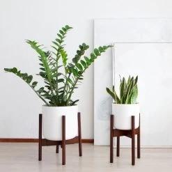 LifeGoods Planten Standaard - Uitschuifbare Bloempothouder - 20 Tot 30 Cm - Donker Bamboe -Gardena Winkel 1200x1200 1945