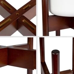 LifeGoods Planten Standaard - Uitschuifbare Bloempothouder - 20 Tot 30 Cm - Donker Bamboe -Gardena Winkel 1200x1200 1946