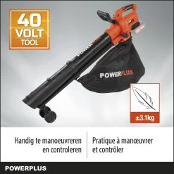 Powerplus Dual Power POWDPG75270 Bladblazer - Bladzuiger En -versnipperaar - Brushless - Blazen - Zuigen - Versnipperen - Excl. Accu En Lader - Incl. Opvangzak 45L -Gardena Winkel 1200x1200 197