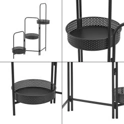 Plantenstandaard Vrasene Metaal 75x68x20 Cm Zwart -Gardena Winkel 1200x1200 2018