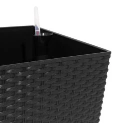 Prosperplast Kunststof Rato Plantenbak Op Poten Met Irrigatiesysteem Antraciet 80 X 33 X 62 Cm - 72 Liter - Balkonbakken/bloembakken -Gardena Winkel 1200x1200 2044