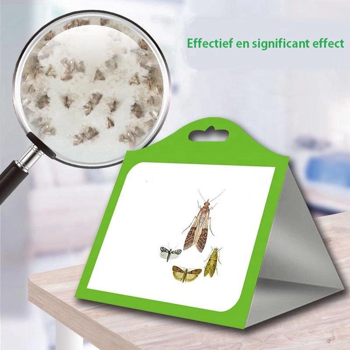 Insect Trap - Mottenval 4x Stuks - Bescherm Uw Kleding En Wollen Truien - Bevat Geen Insecticiden 3 Insect Trap - Mottenval 4x Stuks - Bescherm Uw Kleding En Wollen Truien - Bevat Geen Insecticiden - Afbeelding 3