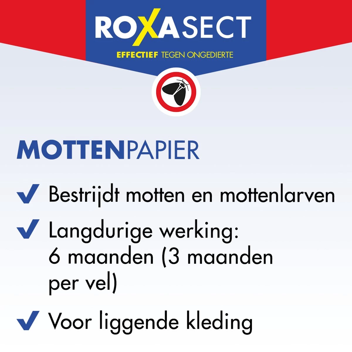 Roxasect Mottenpapier - Insectenbestrijding - 2 Stuks 10 Roxasect Mottenpapier - Insectenbestrijding - 2 Stuks - Afbeelding 10