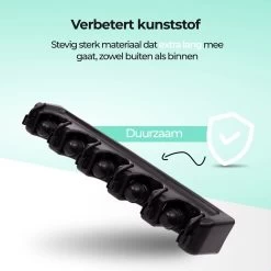 CLEANLY® Bezemhouder - Ophangsysteem Voor Tuingereedschap - Bezem Ophangsysteem - Gereedschapshouder Met Ophanghaken - ABS -Gardena Winkel 1200x1200 210