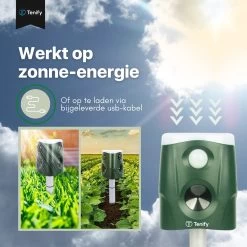 Tenify Ultrasone Kattenverjager - Groot Bereik - 360 Graden - Op Zonneenergie - USB Oplaadbaar - Kattenschrik - Afweermiddel - Ongedierte - Vogel - Dieren - Muizen - Ratten Verjager 17 Tenify Ultrasone Kattenverjager - Groot Bereik - 360 Graden - Op Zonneenergie - USB Oplaadbaar - Kattenschrik - Afweermiddel - Ongedierte - Vogel - Dieren - Muizen - Ratten Verjager -Gardena Winkel 1200x1200 2105