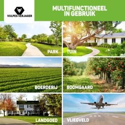 Vulpes Verjager® Vogelverjager - Duivenverjager - Vogelverschrikker - Reigerverschrikker - Kite Hawk - Complete Set - Pro Versie -Gardena Winkel 1200x1200 2126