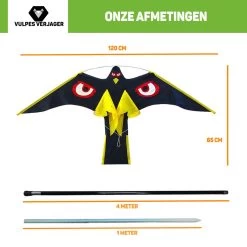 Vulpes Verjager® Vogelverjager - Duivenverjager - Vogelverschrikker - Reigerverschrikker - Kite Hawk - Complete Set - Pro Versie -Gardena Winkel 1200x1200 2130