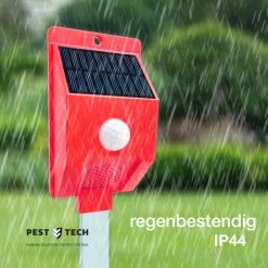 Pest-Tech™ PT-219 | Ultrasone Kattenverjager Op Zonneenergie | Kattenschrik | Marterverjager | Dierenverjager | Kattenafweermiddel | Ongedierte Verjager - Met USB Oplaadkabel -Gardena Winkel 1200x1200 2136