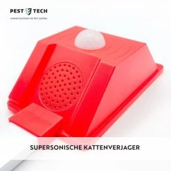 Pest-Tech™ PT-219 | Ultrasone Kattenverjager Op Zonneenergie | Kattenschrik | Marterverjager | Dierenverjager | Kattenafweermiddel | Ongedierte Verjager - Met USB Oplaadkabel -Gardena Winkel 1200x1200 2139
