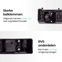 CLEANLY® Bezemhouder - Ophangsysteem Voor Tuingereedschap - Bezem Ophangsysteem - Gereedschapshouder Met Ophanghaken - ABS -Gardena Winkel 1200x1200 214