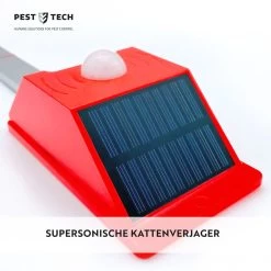 Pest-Tech™ PT-219 | Ultrasone Kattenverjager Op Zonneenergie | Kattenschrik | Marterverjager | Dierenverjager | Kattenafweermiddel | Ongedierte Verjager - Met USB Oplaadkabel -Gardena Winkel 1200x1200 2142
