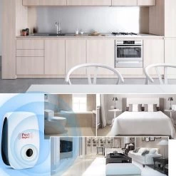 4-Pack Pest Reject Ongedierte Verjager Met Ultrasone Geluiden - Muizenverjager & Marterverjager - Vliegenverjager, Spinnenverjager & Muggenstekker - Pest Reject Ratten Verjagers -Gardena Winkel 1200x1200 2193