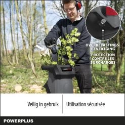 Powerplus POWEG5011 Elektrische Hakselaar Versnipperaar - 2400W - Max. Ø40mm - Incl. Duwstok, Wielen En 50L Opvangzak - Heggen, Bomen En Haag - Tuinonderhoud -Gardena Winkel 1200x1200 220