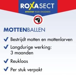 Roxasect Mottenballen - Insectenbestrijding - 20 Stuks -Gardena Winkel 1200x1200 2207