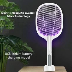 Elektrisch Oplaadbare Vliegen / Muggenmepper - UV-lamp - USB Oplaadbaar-2 In 1 -Gardena Winkel 1200x1200 2228