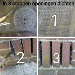 RVS Wering Gaas - Muizengaas - Afdichtingsnet - Netnox - Stootvoegroostergaas - Rattengaas - Insectengaas - Rvs Gaas - Per 1 Meter 22 RVS Wering Gaas - Muizengaas - Afdichtingsnet - Netnox - Stootvoegroostergaas - Rattengaas - Insectengaas - Rvs Gaas - Per 1 Meter -Gardena Winkel 1200x1200 2231