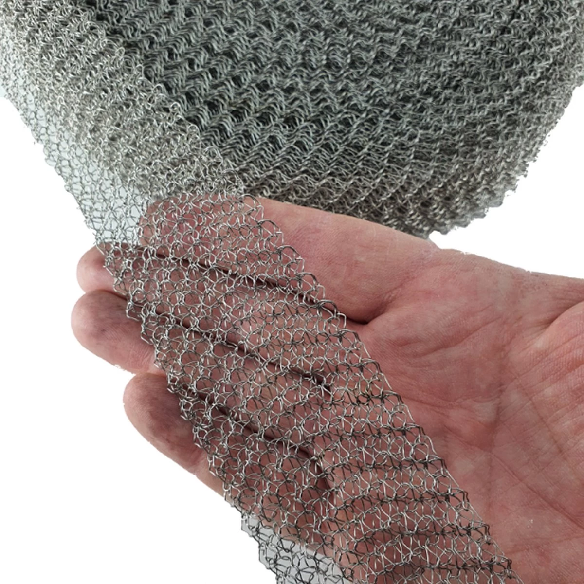 RVS Wering Gaas - Muizengaas - Afdichtingsnet - Netnox - Stootvoegroostergaas - Rattengaas - Insectengaas - Rvs Gaas - Per 1 Meter 12 RVS Wering Gaas - Muizengaas - Afdichtingsnet - Netnox - Stootvoegroostergaas - Rattengaas - Insectengaas - Rvs Gaas - Per 1 Meter - Afbeelding 12