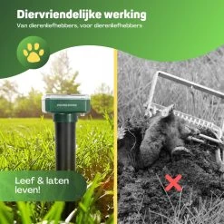 Vulpes Verjager® Mollenverjager - 4 Stuks - Muizenverjager - Mollenbestrijding - Werkt Op Zonne-energie - Waterdicht - Diervriendelijk - Strakke Tuin, Gazon Of Perceel! -Gardena Winkel 1200x1200 2236