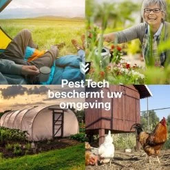 Pest-Tech PT-221 | Ultrasone Kattenverjager Op Zonneenergie | Kattenschrik | Marterverjager | Dierenverjager | Kattenafweermiddel | Ongedierte Verjager - Met USB Oplaadkabel -Gardena Winkel 1200x1200 2250