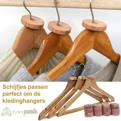 Tiny Panda – 40x Cederhout Tegen Motten – Natuurlijke Mottenballen – Mottenval – Motten Bestrijden - 20 Ringen 20 Ballen -Gardena Winkel 1200x1200 2313