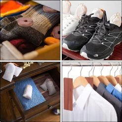 AWEMOZ Mottenballen 71 Stuks + 10 Stuks Schuurpapier - Cederhout Tegen Motten - Motten Bestrijden - Mottenval -Gardena Winkel 1200x1200 2321