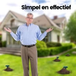 Aniway®- Mollenverjager - 2 Of 4 Stuks - Mollenbestrijding - Op Zonne-energie - Diervriendelijk - Waterdicht - Strakke Tuin/gazon/perceel -Gardena Winkel 1200x1200 2354