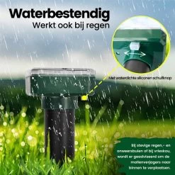 Aniway®- Mollenverjager - 2 Of 4 Stuks - Mollenbestrijding - Op Zonne-energie - Diervriendelijk - Waterdicht - Strakke Tuin/gazon/perceel -Gardena Winkel 1200x1200 2356