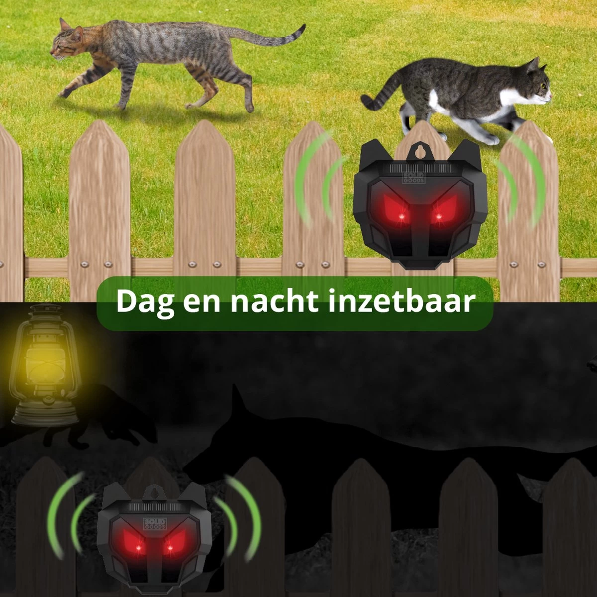 Kattenverjager Buiten – Kattenschrik – Op Zonneenergie – Duivenverjager - Vogels 6 Kattenverjager Buiten – Kattenschrik – Op Zonneenergie – Duivenverjager - Vogels - Afbeelding 6