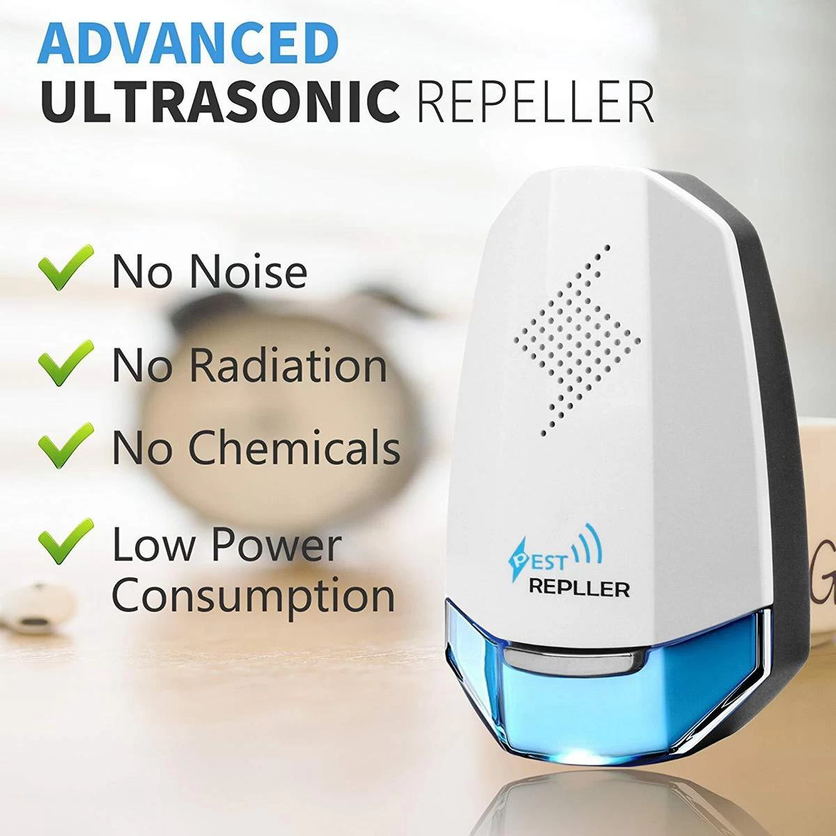 Ultrasonic Pest Repeller - Ongediertebestrijding Elektrisch - Ongedierte Verjager - Insectenverdelger - Bestrijd En Verjaagt Insecten / Muizen / Ratten / Spinnen / Mieren / Kakkerlakken / Muggen - Anti Ongedierte - Ultrasoon - Insecten Bestrijding 6 Ultrasonic Pest Repeller - Ongediertebestrijding Elektrisch - Ongedierte Verjager - Insectenverdelger - Bestrijd En Verjaagt Insecten / Muizen / Ratten / Spinnen / Mieren / Kakkerlakken / Muggen - Anti Ongedierte - Ultrasoon - Insecten Bestrijding - Afbeelding 6