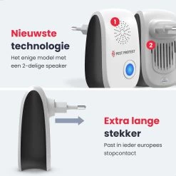 4-Pack Pest Protest® Muizenverjager – Ongedierte Verjager - Repeller Met Ultrasone – Insecten Reject – Diervriendelijk Muizen Bestrijding 15 4-Pack Pest Protest® Muizenverjager – Ongedierte Verjager - Repeller Met Ultrasone – Insecten Reject – Diervriendelijk Muizen Bestrijding -Gardena Winkel 1200x1200 2442