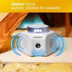Dynabright Verjager® Muizenverjager - Ultrasone Verjager - Ultrasonische Ongedierte Verjager - 360 Graden & 4 Modi - Insecten Bestrijden - Pest Repeller - Oplaadbaar - PRO Versie -Gardena Winkel 1200x1200 2458