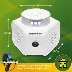 Dynabright Verjager® Muizenverjager - Ultrasone Verjager - Ultrasonische Ongedierte Verjager - 360 Graden & 4 Modi - Insecten Bestrijden - Pest Repeller - Oplaadbaar - PRO Versie -Gardena Winkel 1200x1200 2459